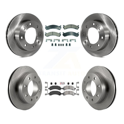 Disc Rotors and Ceramic (Front) & Semi-Metallic (Rear) Brake Pads Kit-K8A-107358 - Kit.bestparts.ca