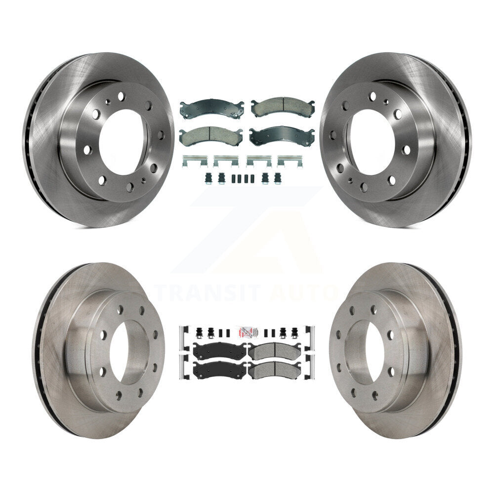 Disc Rotors and Ceramic (Front) & Semi-Metallic (Rear) Brake Pads Kit-K8A-107360 - Kit.bestparts.ca
