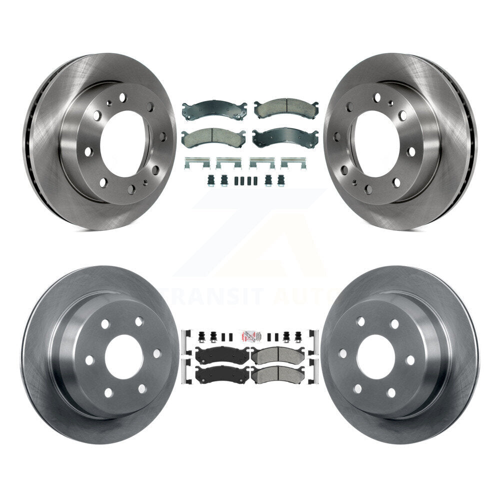 Disc Rotors and Ceramic (Front) & Semi-Metallic (Rear) Brake Pads Kit-K8A-107362 - Kit.bestparts.ca