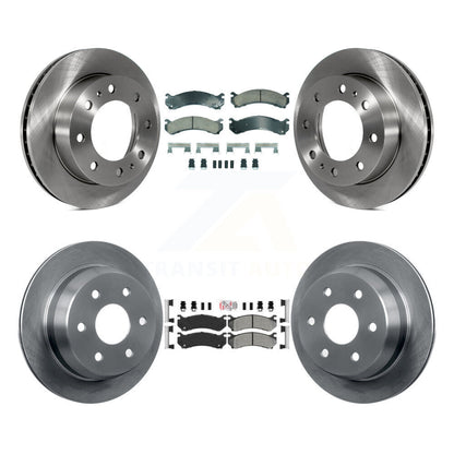 Disc Rotors and Ceramic (Front) & Semi-Metallic (Rear) Brake Pads Kit-K8A-107362 - Kit.bestparts.ca