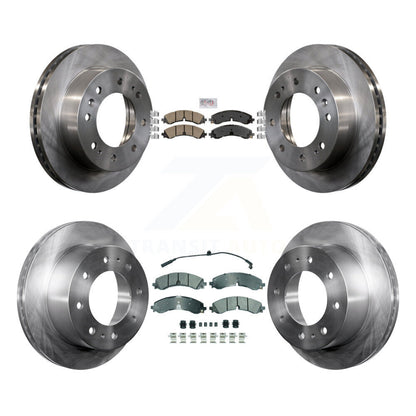 Disc Rotors and Ceramic (Front) & Semi-Metallic (Rear) Brake Pads Kit-K8A-107388 - Kit.bestparts.ca