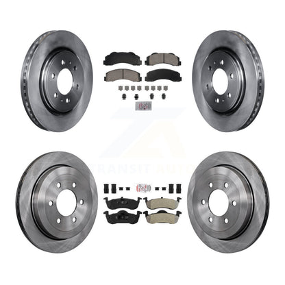 Disc Rotors and Ceramic (Front) & Semi-Metallic (Rear) Brake Pads Kit-K8A-107390 - Kit.bestparts.ca