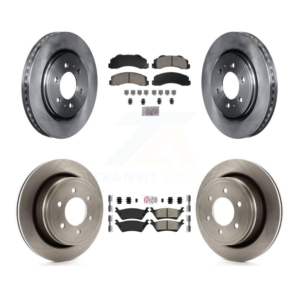 Disc Rotors and Ceramic (Front) & Semi-Metallic (Rear) Brake Pads Kit-K8A-107393 - Kit.bestparts.ca Kit.bestparts.ca