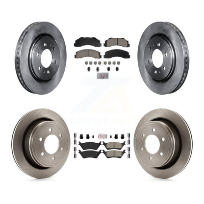 Disc Rotors and Ceramic (Front) & Semi-Metallic (Rear) Brake Pads Kit-K8A-107393 - Kit.bestparts.ca