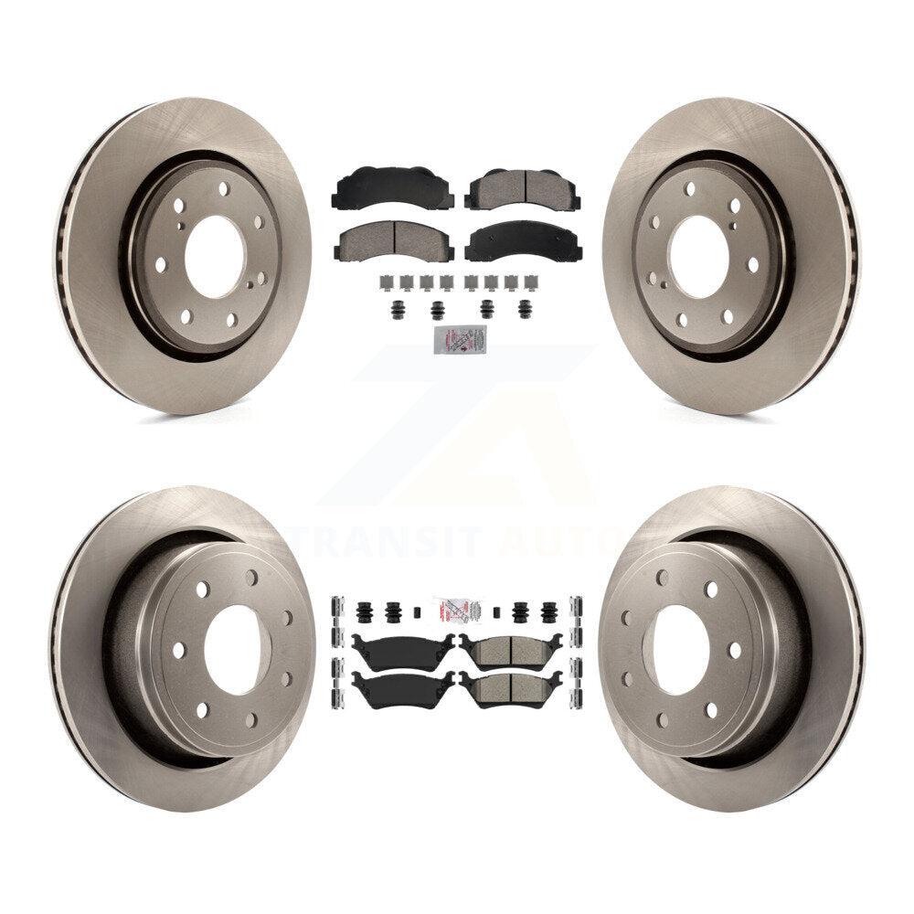 Disc Rotors and Ceramic (Front) & Semi-Metallic (Rear) Brake Pads Kit-K8A-107396 - Kit.bestparts.ca Kit.bestparts.ca