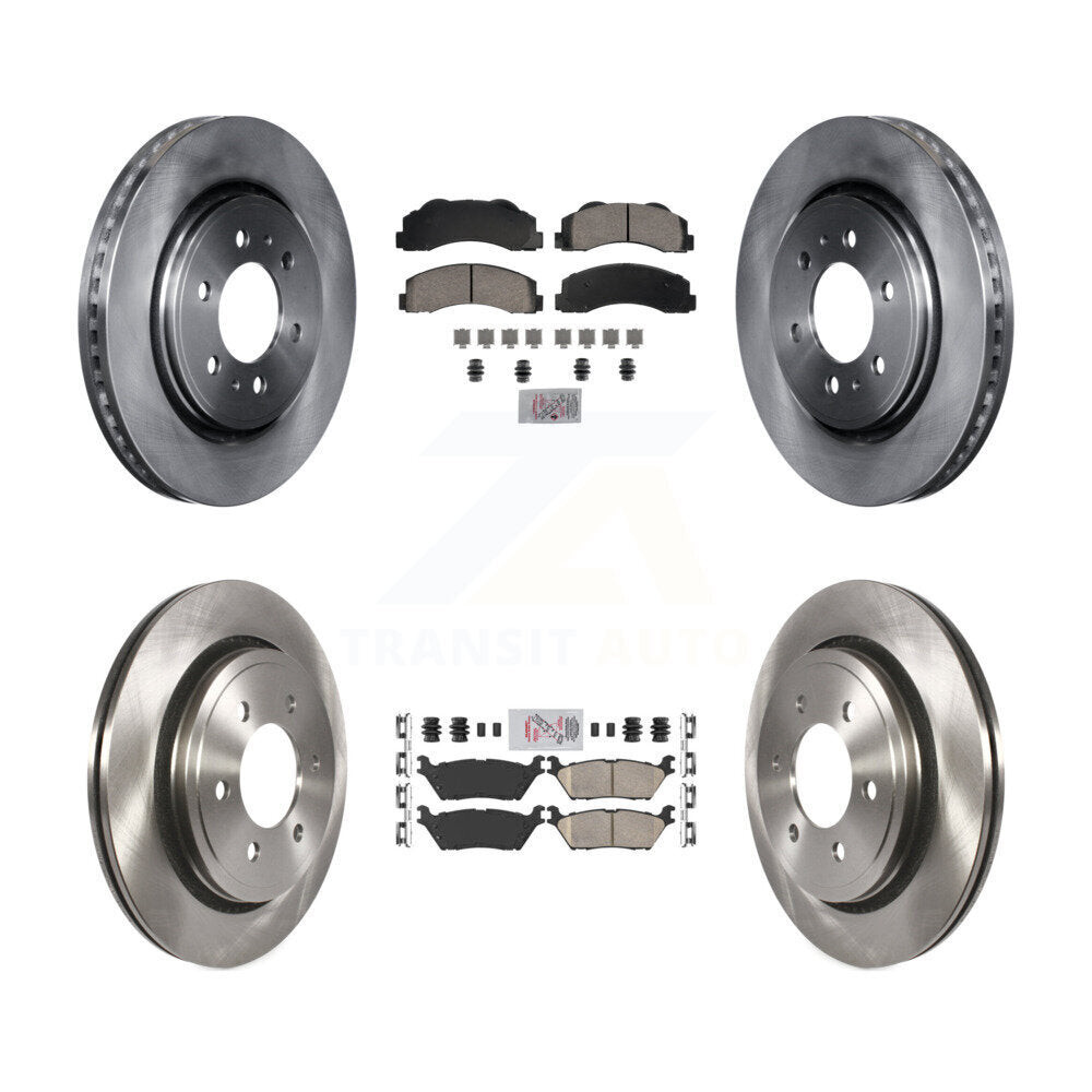 Disc Rotors and Ceramic Brake Pads Kit-K8A-107397 - Kit.bestparts.ca