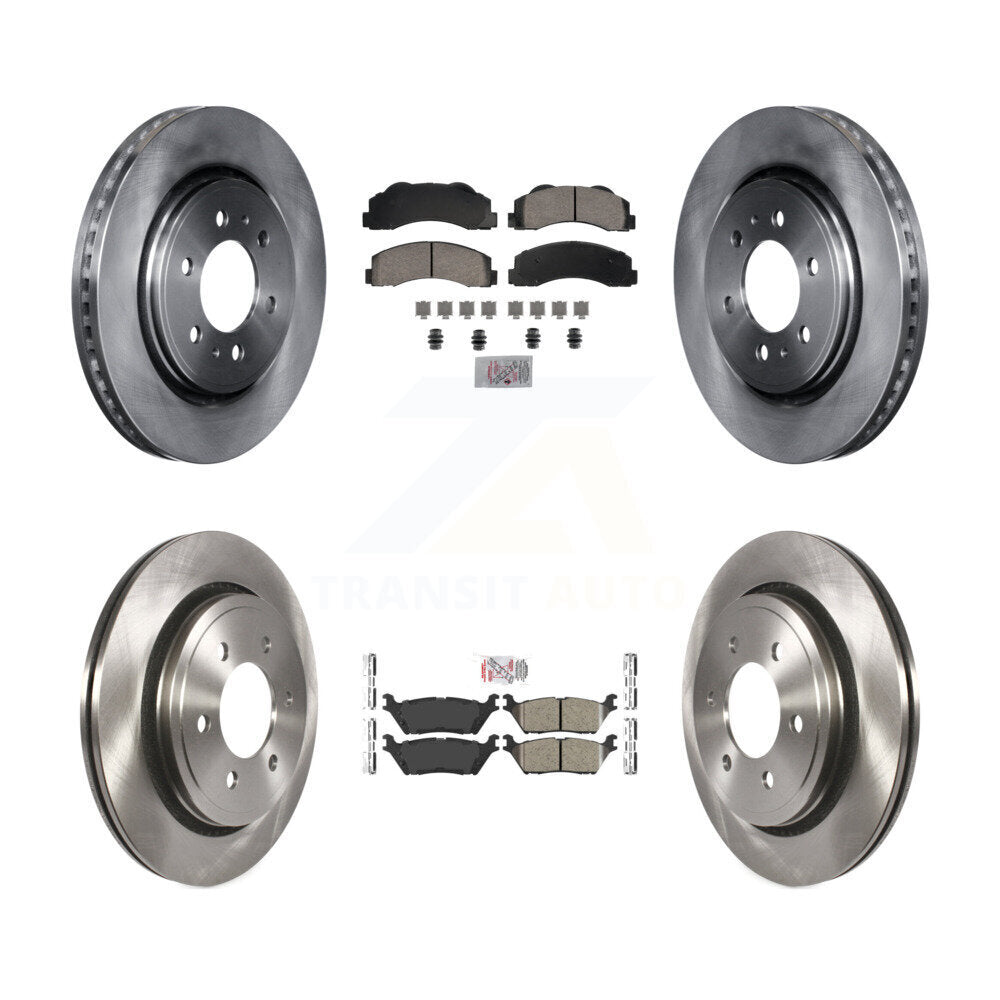 Disc Rotors and Ceramic Brake Pads Kit-K8A-107398 - Kit.bestparts.ca