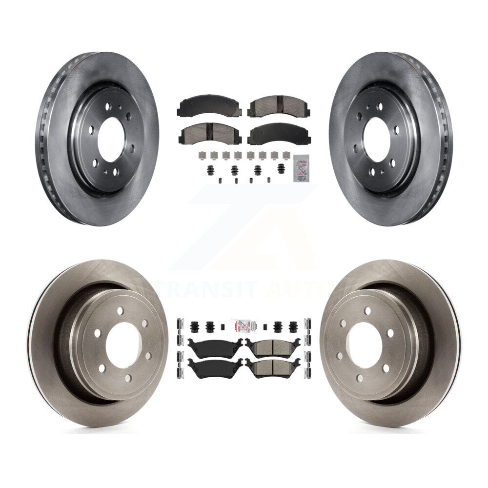 Disc Rotors and Ceramic (Front) & Semi-Metallic (Rear) Brake Pads Kit-K8A-107405 - Kit.bestparts.ca
