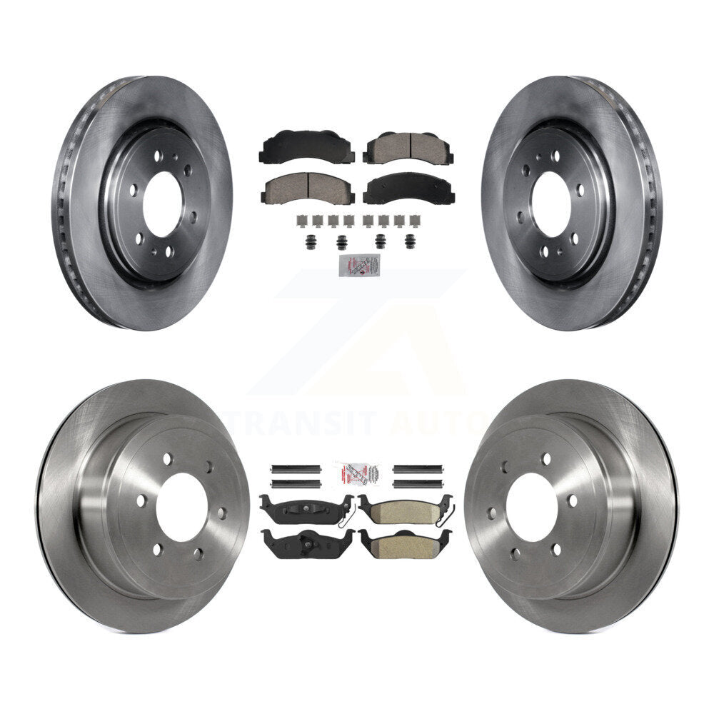 Disc Rotors and Ceramic (Front) & Semi-Metallic (Rear) Brake Pads Kit-K8A-107406 - Kit.bestparts.ca Kit.bestparts.ca