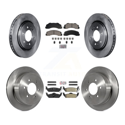 Disc Rotors and Ceramic (Front) & Semi-Metallic (Rear) Brake Pads Kit-K8A-107406 - Kit.bestparts.ca