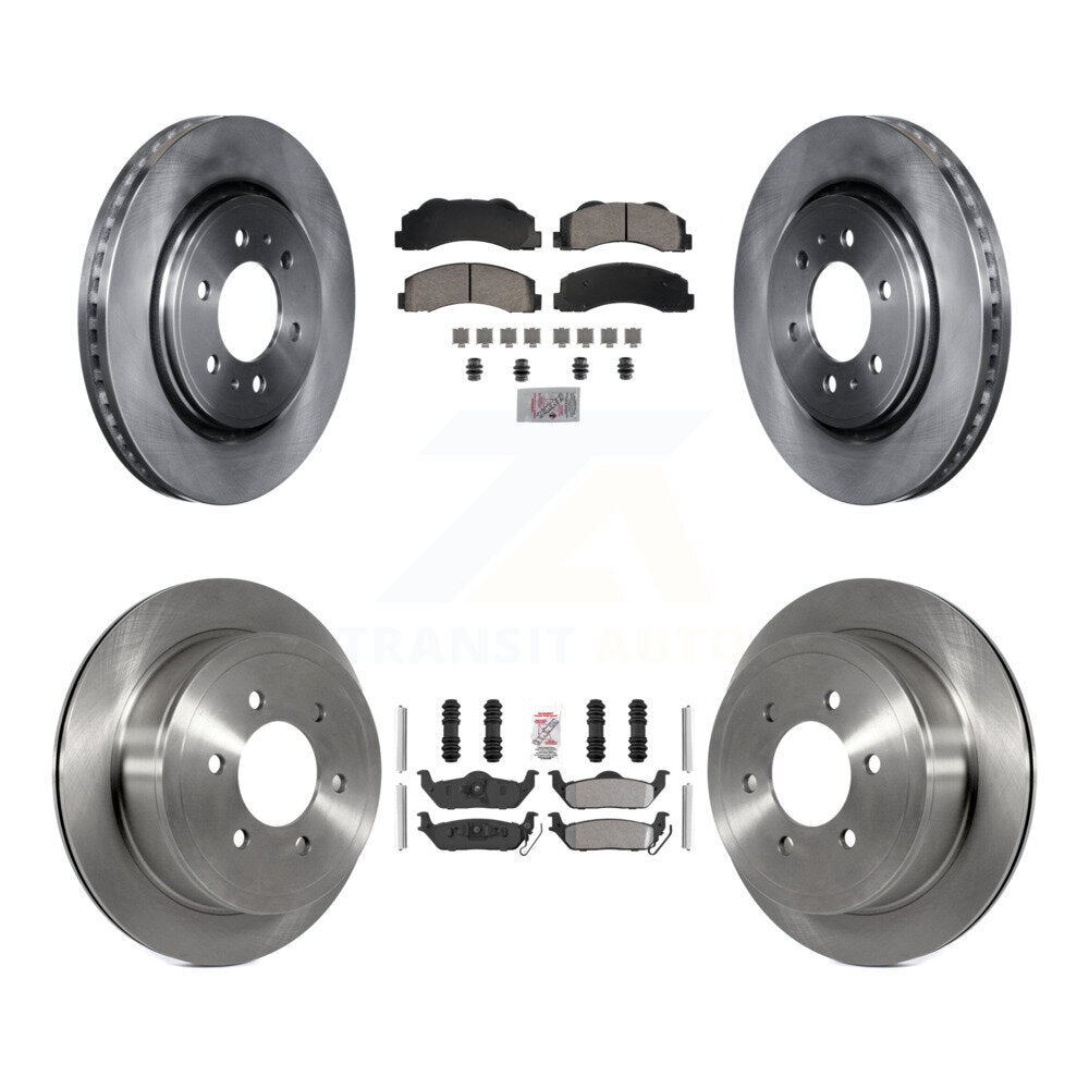 Disc Rotors and Ceramic (Front) & Semi-Metallic (Rear) Brake Pads Kit-K8A-107407 - Kit.bestparts.ca Kit.bestparts.ca