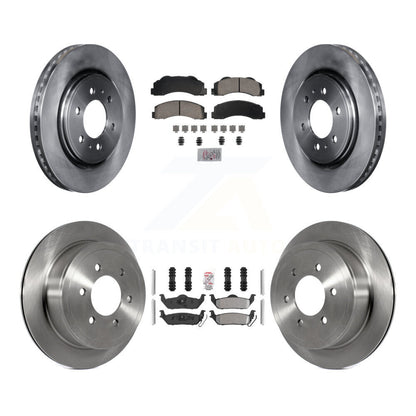 Disc Rotors and Ceramic (Front) & Semi-Metallic (Rear) Brake Pads Kit-K8A-107407 - Kit.bestparts.ca
