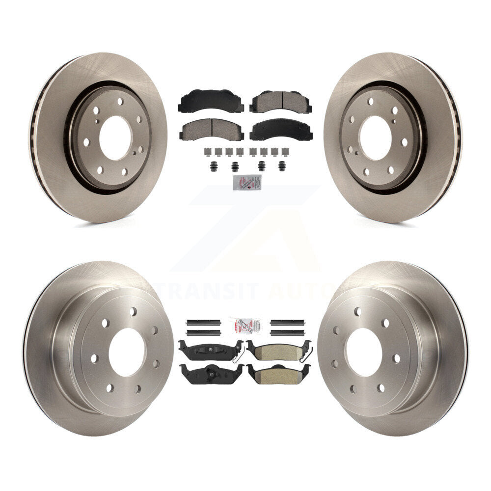 Disc Rotors and Ceramic (Front) & Semi-Metallic (Rear) Brake Pads Kit-K8A-107408 - Kit.bestparts.ca Kit.bestparts.ca