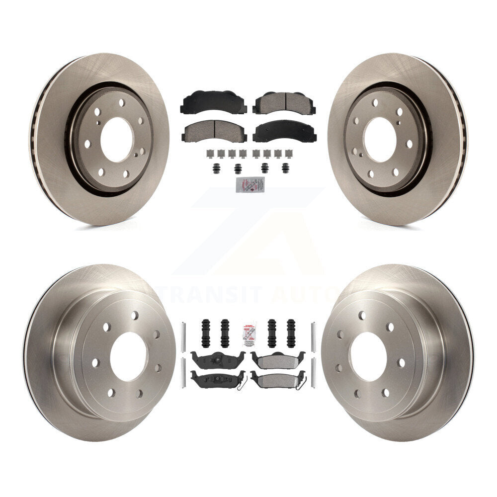 Disc Rotors and Ceramic (Front) & Semi-Metallic (Rear) Brake Pads Kit-K8A-107409 - Kit.bestparts.ca Kit.bestparts.ca