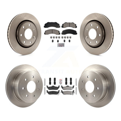 Disc Rotors and Ceramic (Front) & Semi-Metallic (Rear) Brake Pads Kit-K8A-107409 - Kit.bestparts.ca