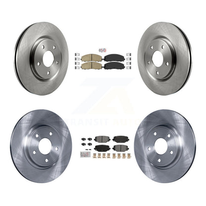 Disc Rotors and Ceramic (Front) & Semi-Metallic (Rear) Brake Pads Kit-K8A-107411 - Kit.bestparts.ca