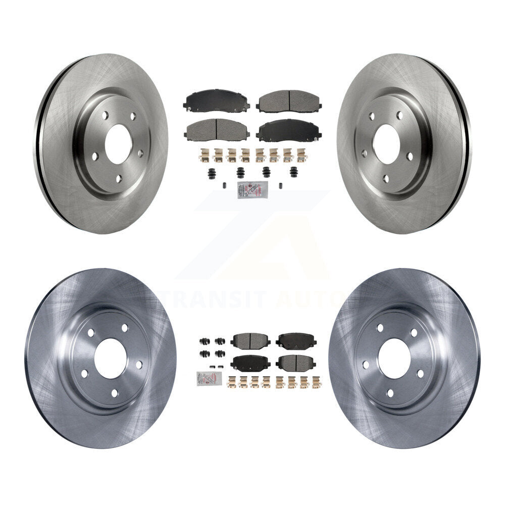 Disc Rotors and Semi-Metallic Brake Pads Kit-K8A-107412 - Kit.bestparts.ca Kit.bestparts.ca