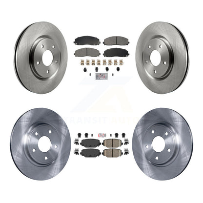 Disc Rotors and Semi-Metallic (Front) & Ceramic (Rear) Brake Pads Kit-K8A-107413 - Kit.bestparts.ca