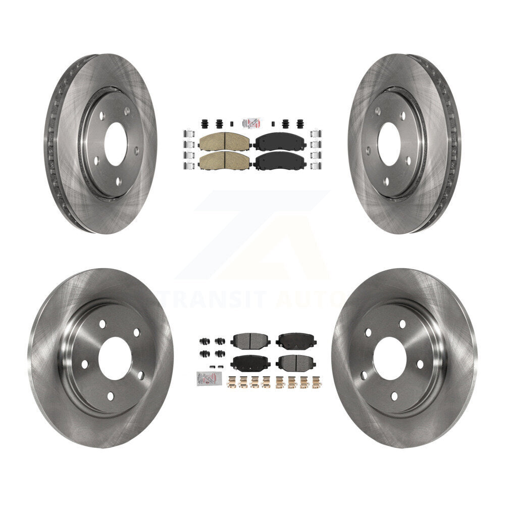 Disc Rotors and Ceramic (Front) & Semi-Metallic (Rear) Brake Pads Kit-K8A-107415 - Kit.bestparts.ca Kit.bestparts.ca