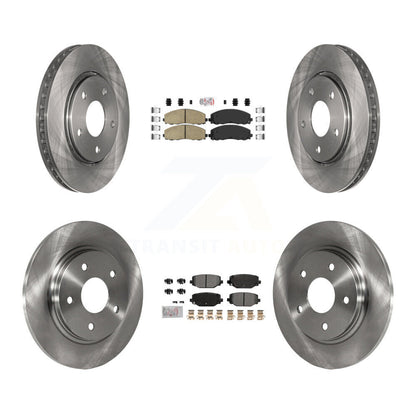Disc Rotors and Ceramic (Front) & Semi-Metallic (Rear) Brake Pads Kit-K8A-107415 - Kit.bestparts.ca