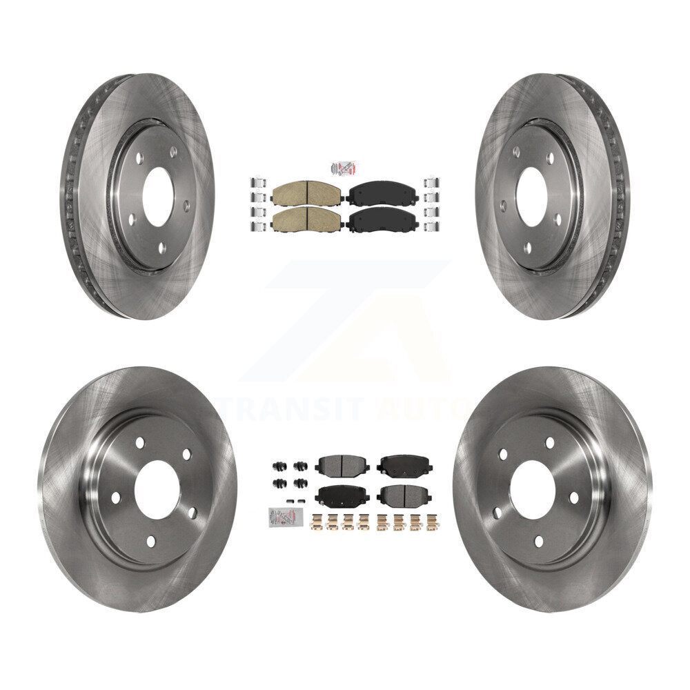 Disc Rotors and Ceramic (Front) & Semi-Metallic (Rear) Brake Pads Kit-K8A-107416 - Kit.bestparts.ca Kit.bestparts.ca