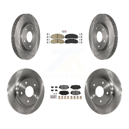 Disc Rotors and Ceramic (Front) & Semi-Metallic (Rear) Brake Pads Kit-K8A-107416 - Kit.bestparts.ca