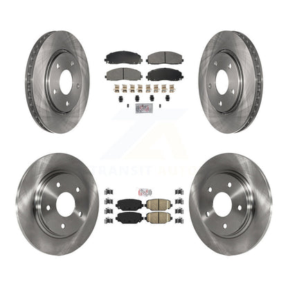 Disc Rotors and Semi-Metallic (Front) & Ceramic (Rear) Brake Pads Kit-K8A-107419 - Kit.bestparts.ca