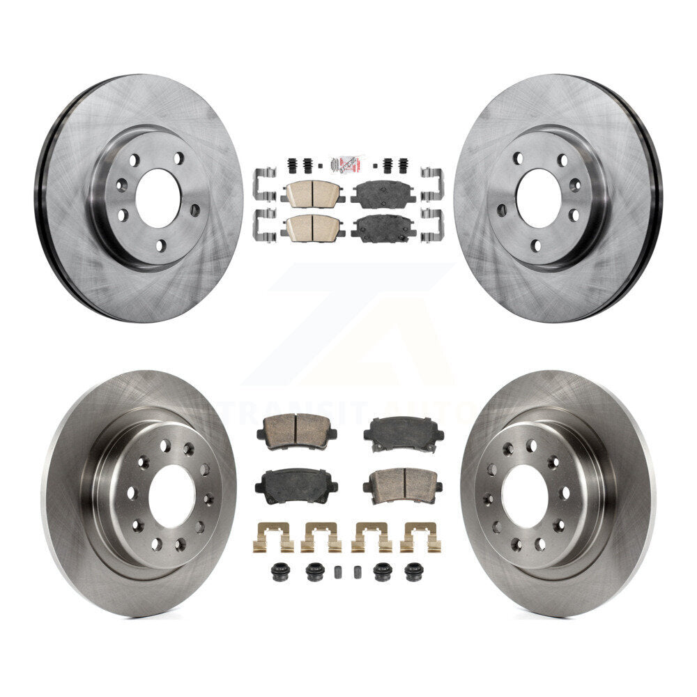 Disc Rotors and Ceramic Brake Pads Kit-K8A-107436 - Kit.bestparts.ca