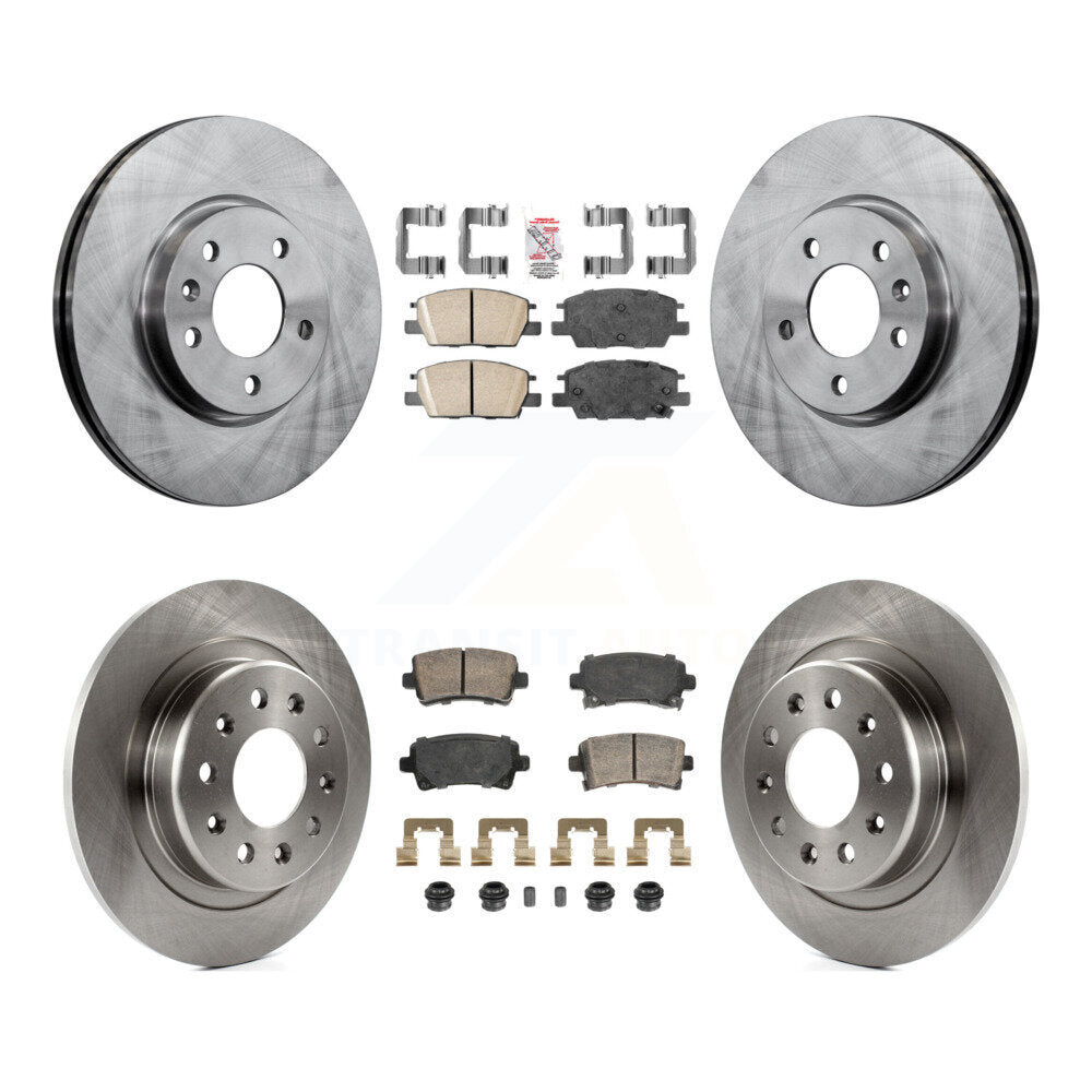 Disc Rotors and Ceramic Brake Pads Kit-K8A-107437 - Kit.bestparts.ca