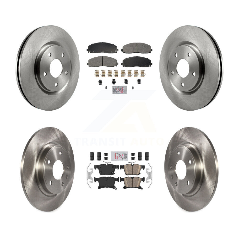 Disc Rotors and Semi-Metallic (Front) & Ceramic (Rear) Brake Pads Kit-K8A-107439 - Kit.bestparts.ca Kit.bestparts.ca
