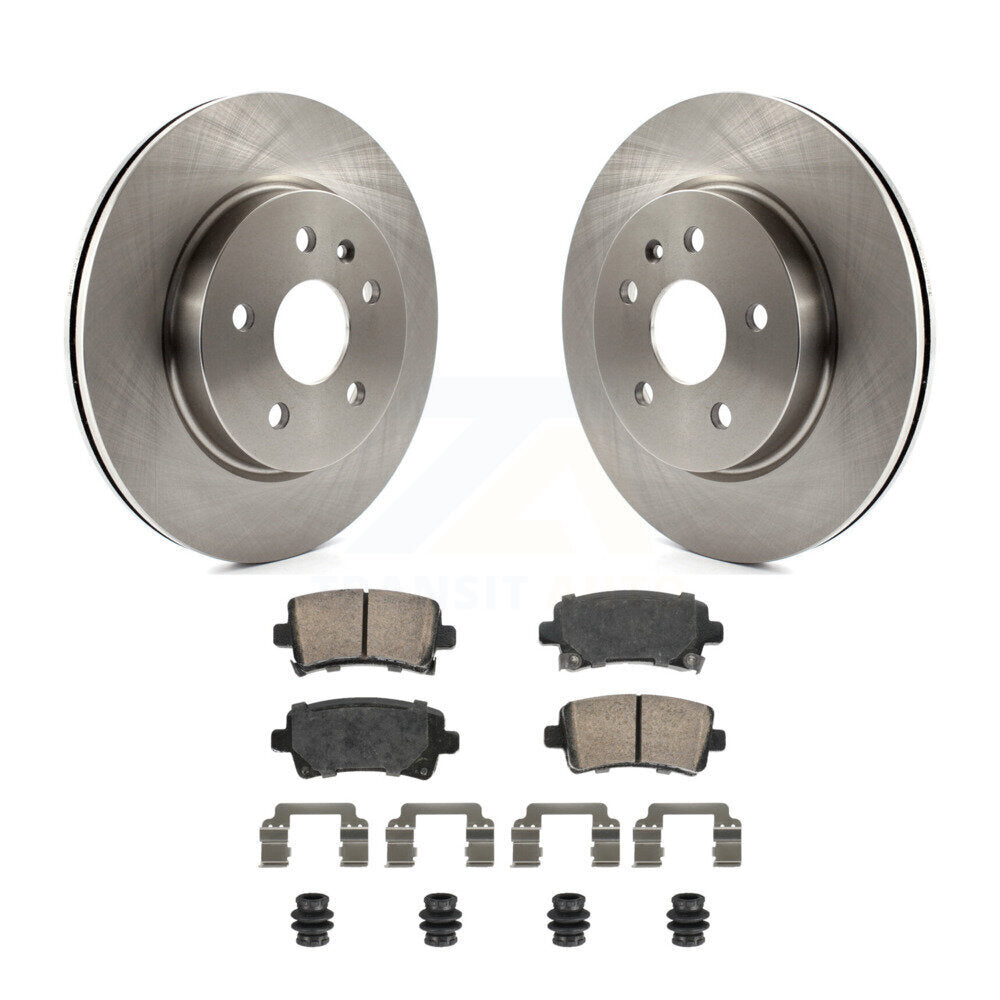 disc rotors and ceramic brake pads-k8a-107445 - Kit.bestparts.ca