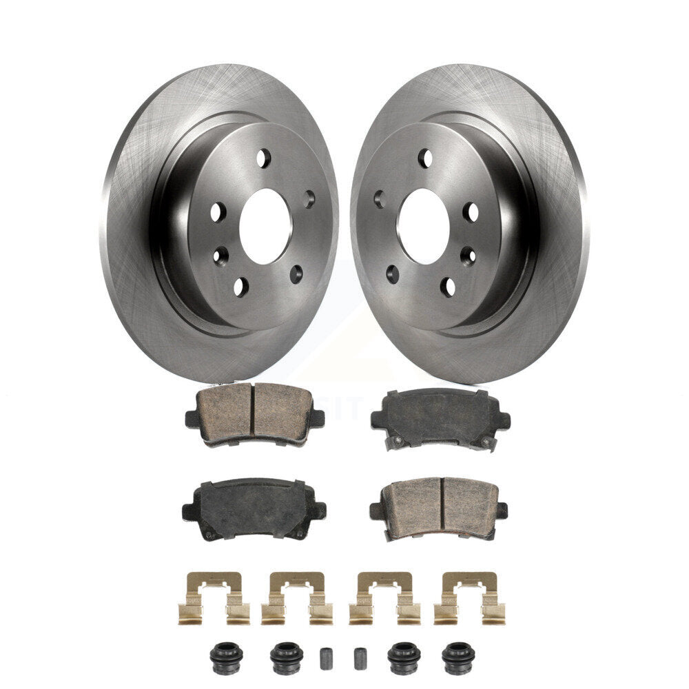 Disc Rotors and Ceramic Brake Pads Kit-K8A-107448 - Kit.bestparts.ca