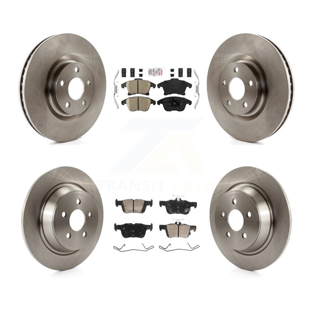 Disc Rotors and Ceramic Brake Pads Kit-K8A-107520