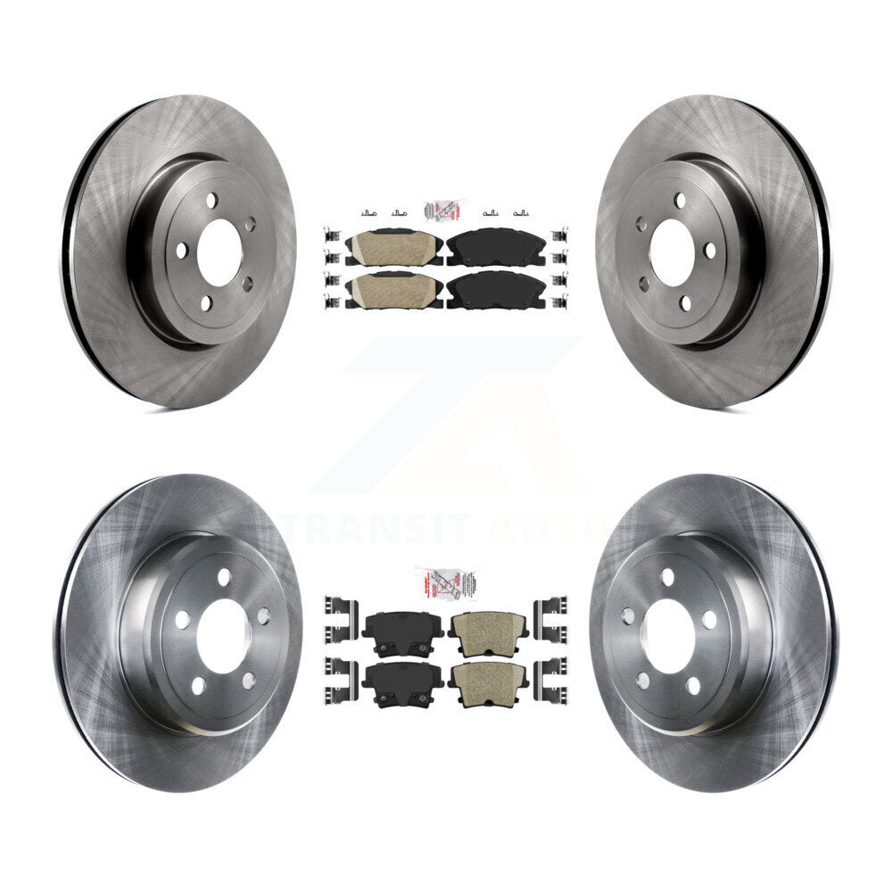 Disc Rotors and Ceramic Brake Pads Kit-K8A-107539 - Kit.bestparts.ca