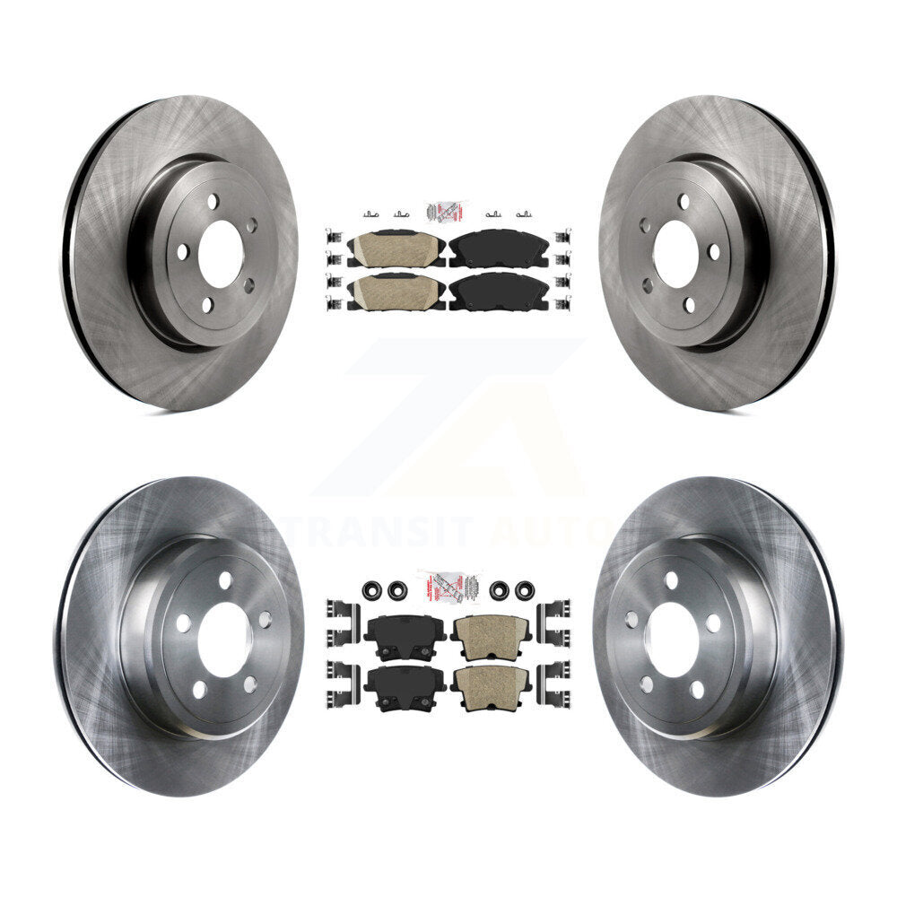 disc rotors and ceramic brake pads-k8a-107540 - Kit.bestparts.ca