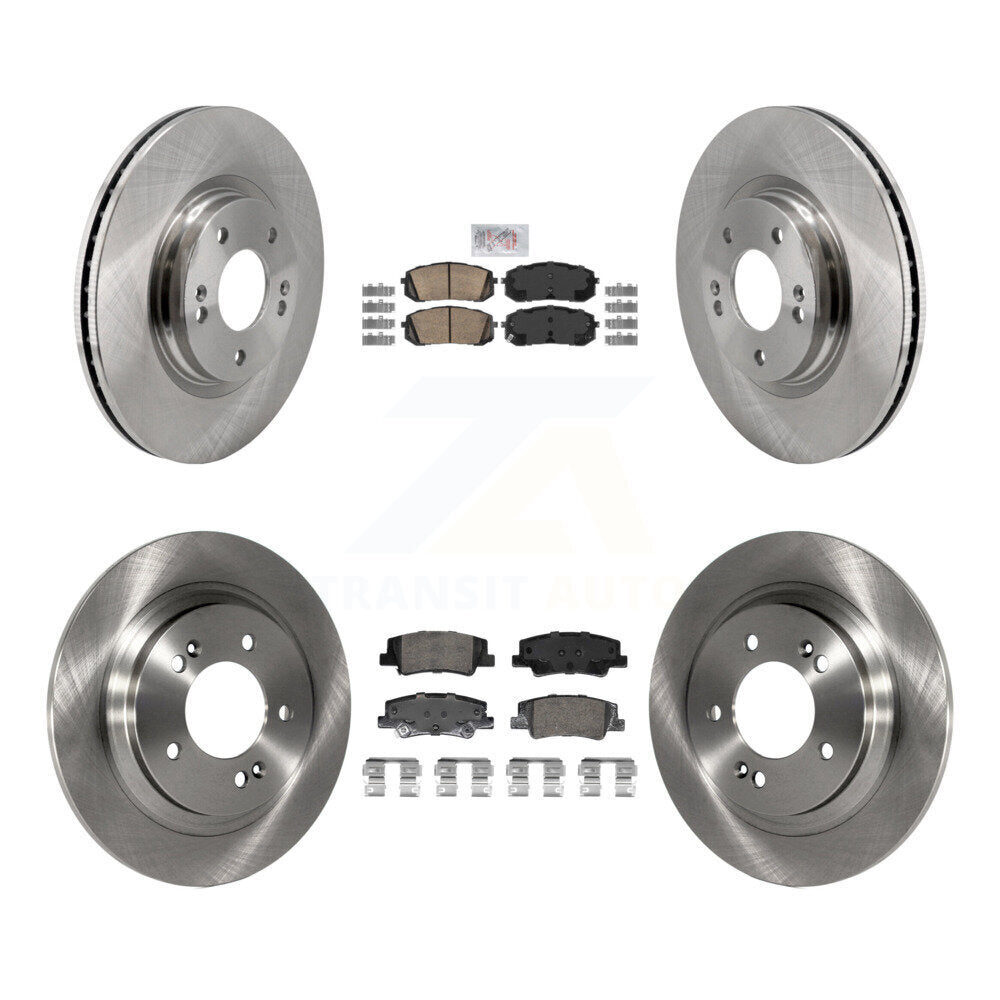 Disc Rotors and Ceramic Brake Pads Kit-K8A-107555 - Kit.bestparts.ca