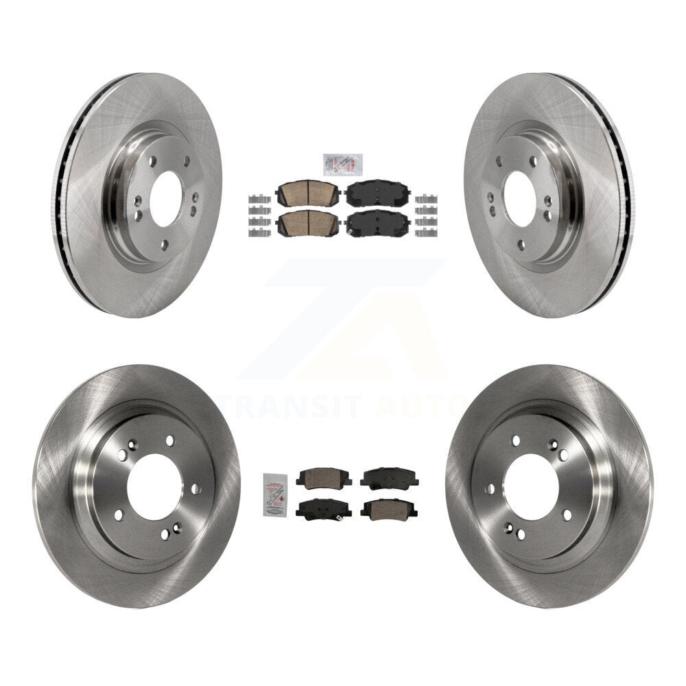 Disc Rotors and Ceramic Brake Pads Kit-K8A-107556 - Kit.bestparts.ca