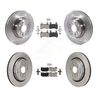 Disc Rotors and Semi-Metallic (Front) & Ceramic (Rear) Brake Pads Kit-K8A-107596 - Kit.bestparts.ca