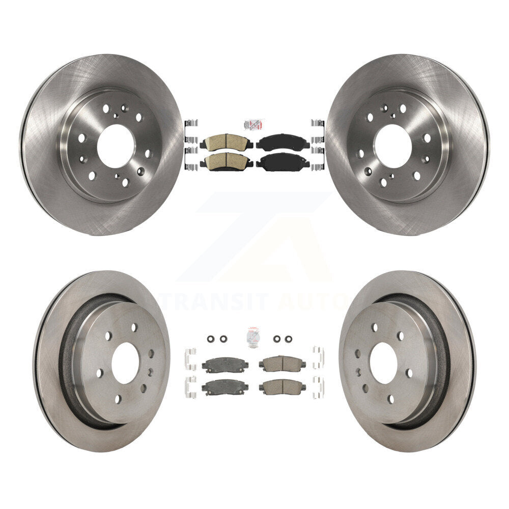 disc rotors and ceramic brake pads-k8a-107616 - Kit.bestparts.ca