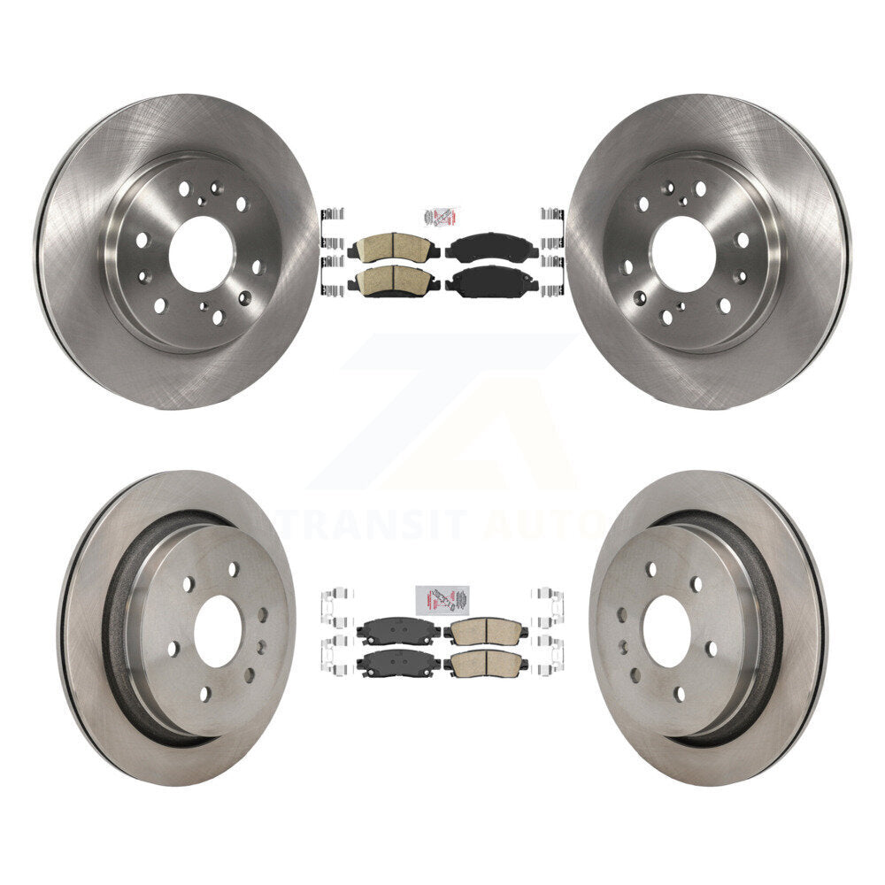 Disc Rotors and Ceramic Brake Pads Kit-K8A-107617 - Kit.bestparts.ca