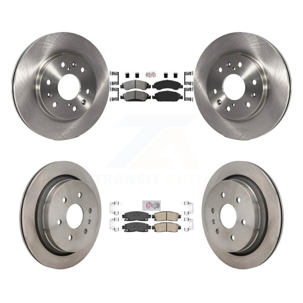 Disc Rotors and Semi-Metallic (Front) & Ceramic (Rear) Brake Pads Kit-K8A-107619 - Kit.bestparts.ca Kit.bestparts.ca