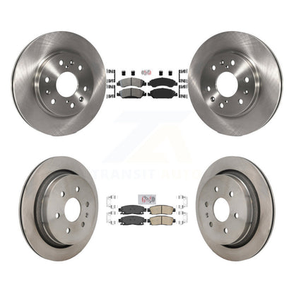 Disc Rotors and Semi-Metallic (Front) & Ceramic (Rear) Brake Pads Kit-K8A-107619 - Kit.bestparts.ca