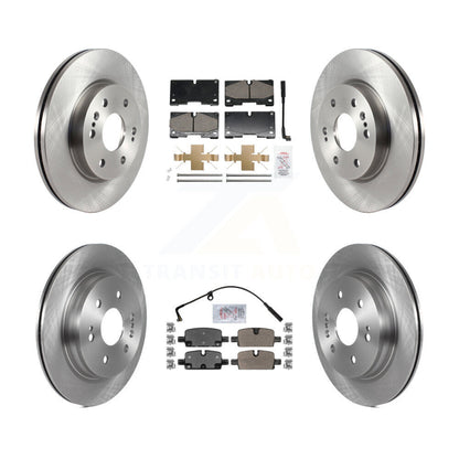 Disc Rotors and Ceramic (Front) & Semi-Metallic (Rear) Brake Pads Kit-K8A-107621 - Kit.bestparts.ca