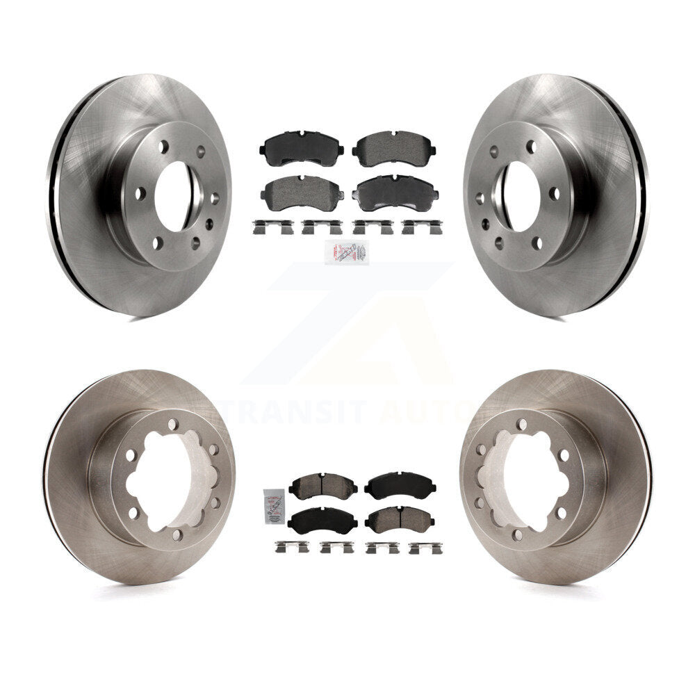 Disc Rotors and Semi-Metallic (Front) & Ceramic (Rear) Brake Pads Kit-K8A-107637 - Kit.bestparts.ca Kit.bestparts.ca