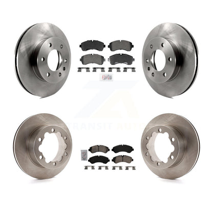 Disc Rotors and Semi-Metallic (Front) & Ceramic (Rear) Brake Pads Kit-K8A-107637 - Kit.bestparts.ca