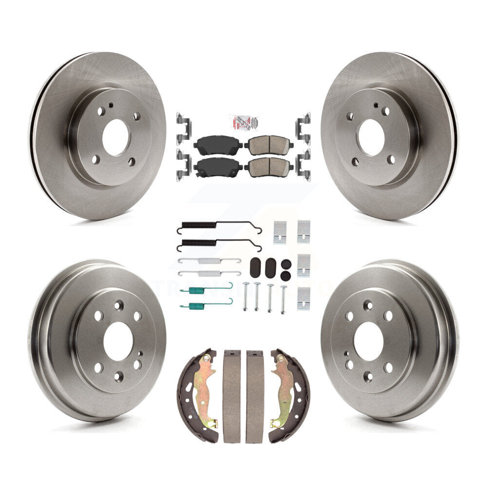 Disc Rotors and Ceramic Brake Pads Kit-K8A-107698 - Kit.bestparts.ca