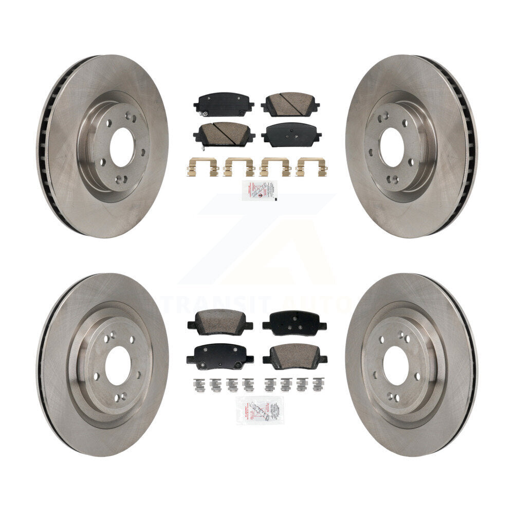 Disc Rotors and Ceramic Brake Pads Kit-K8A-107732 - Kit.bestparts.ca