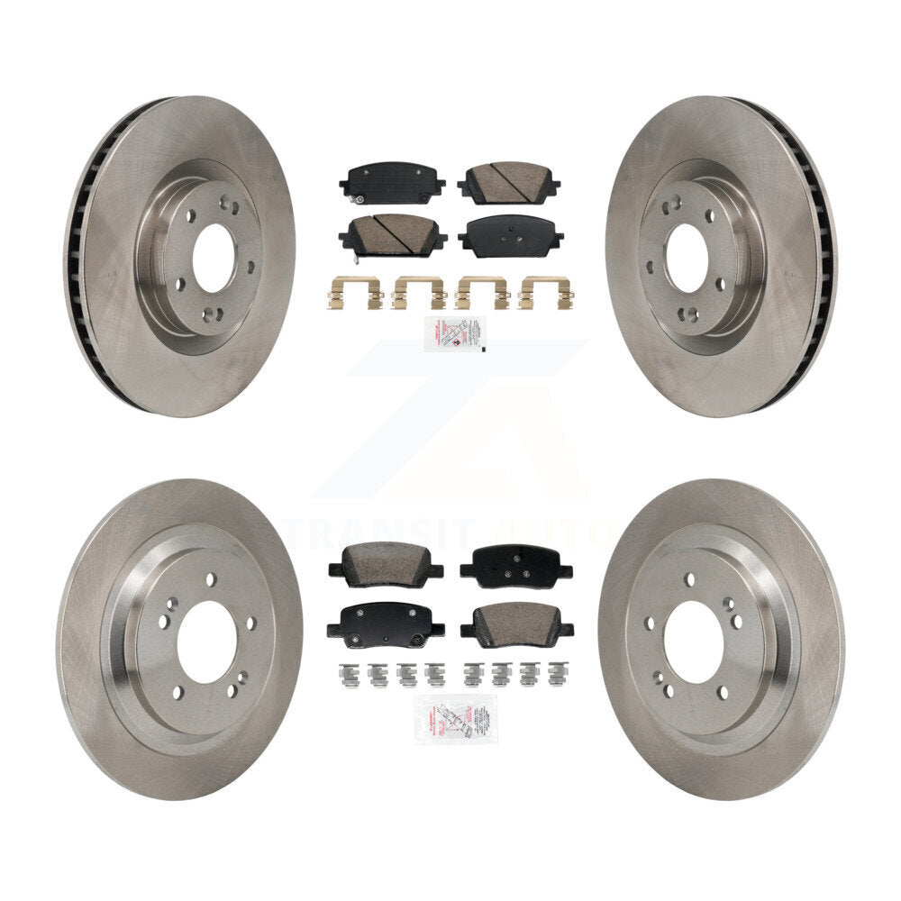 Disc Rotors and Ceramic Brake Pads Kit-K8A-107733 - Kit.bestparts.ca