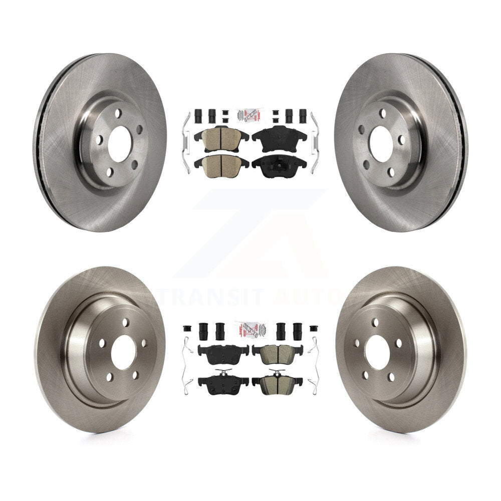 Disc Rotors and Ceramic (Front) & Semi-Metallic (Rear) Brake Pads Kit-K8A-107736 - Kit.bestparts.ca Kit.bestparts.ca