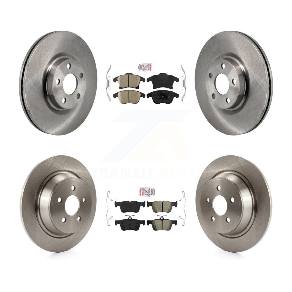 disc rotors and ceramic front semi metallic rear brake pads-k8a-107737 - Kit.bestparts.ca Kit.bestparts.ca